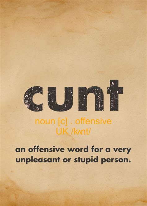 cunt in german|cunt 